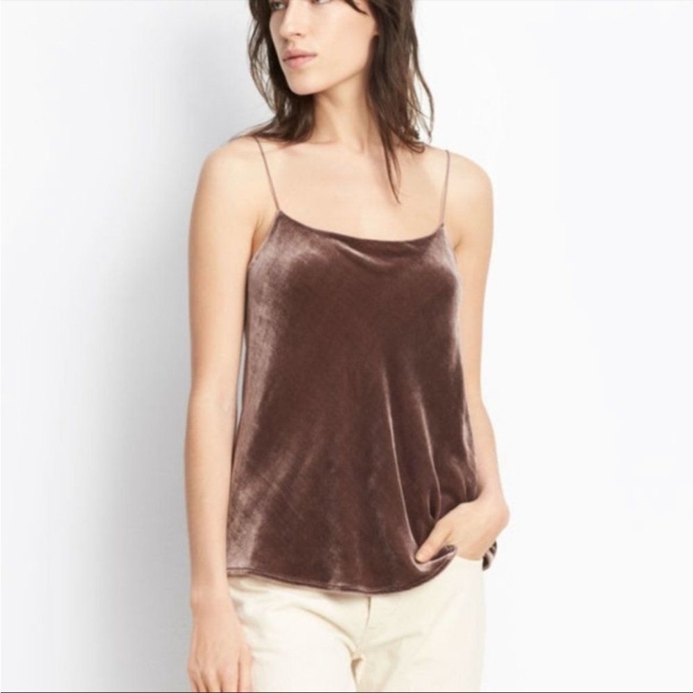 NWOT BEAUTIFUL SMOOTH Brown VINCE CAMI TOP
